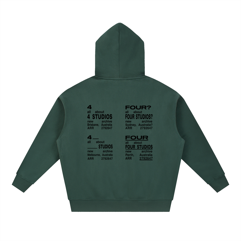 Essential Oversized Fleece Boxy Hoodie