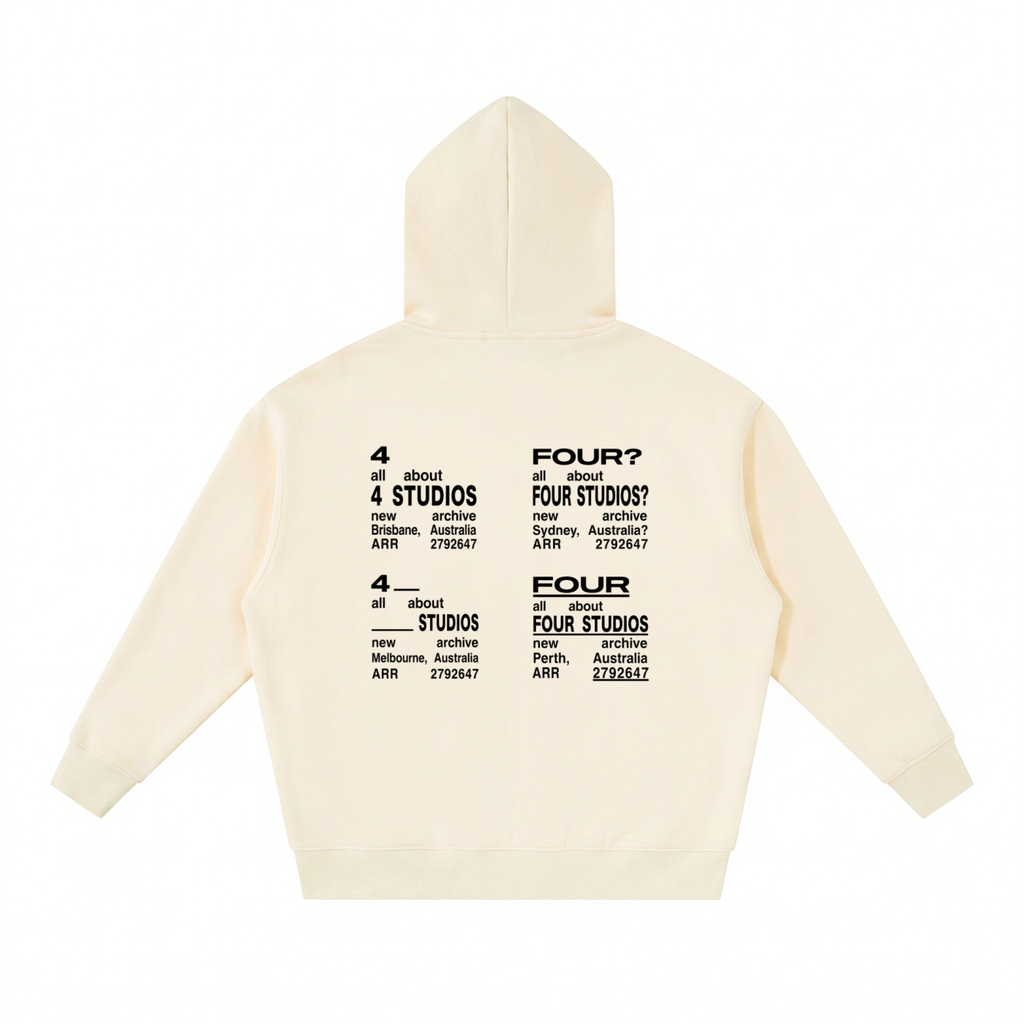 Essential Oversized Fleece Boxy Hoodie