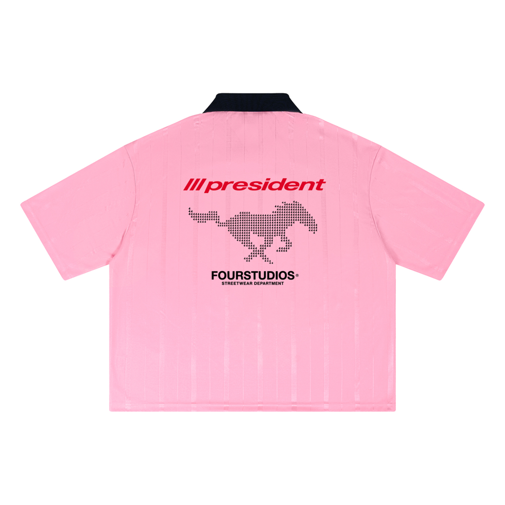 Unisex Striped Boxy Soccer Jersey