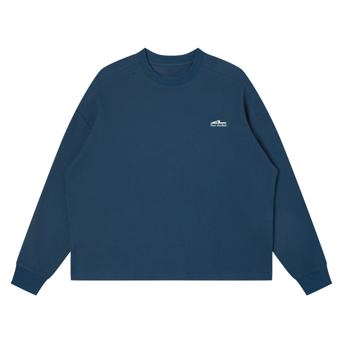 Unisex Waffle Boxy Long Sleeve T-Shirt