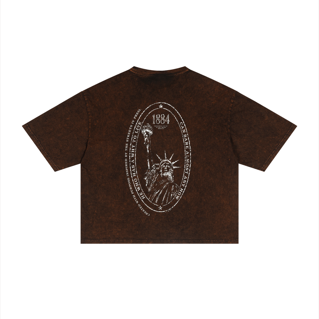 Unisex Mineral Wash Boxy T-Shirt