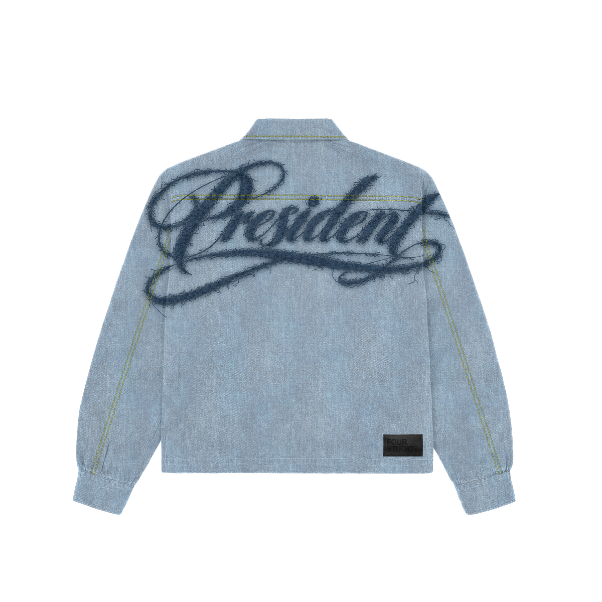 President Jacket Light Wash Denim