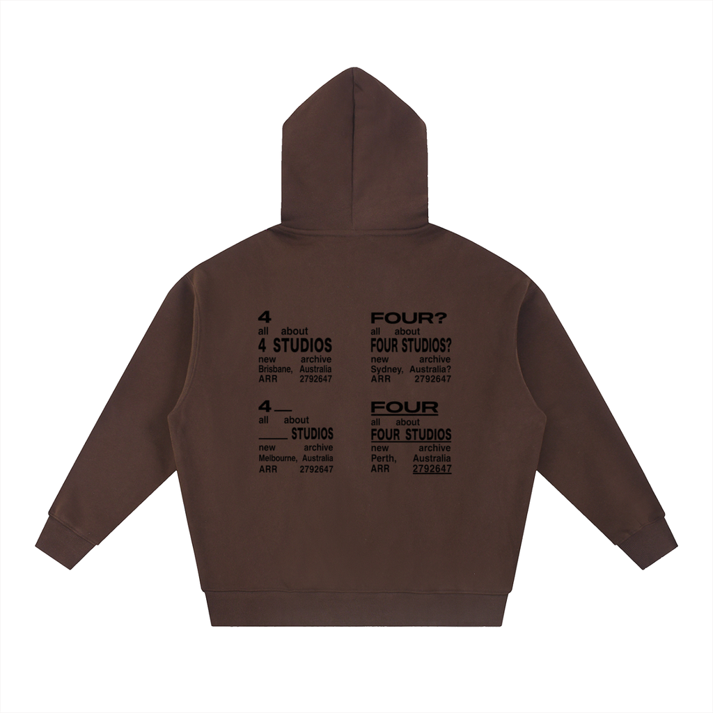 Essential Oversized Fleece Boxy Hoodie