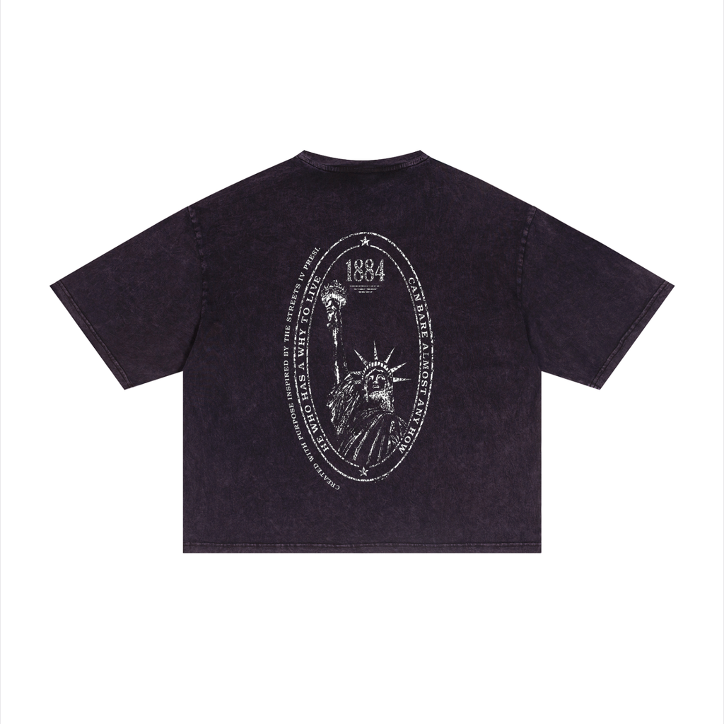 Unisex Mineral Wash Boxy T-Shirt